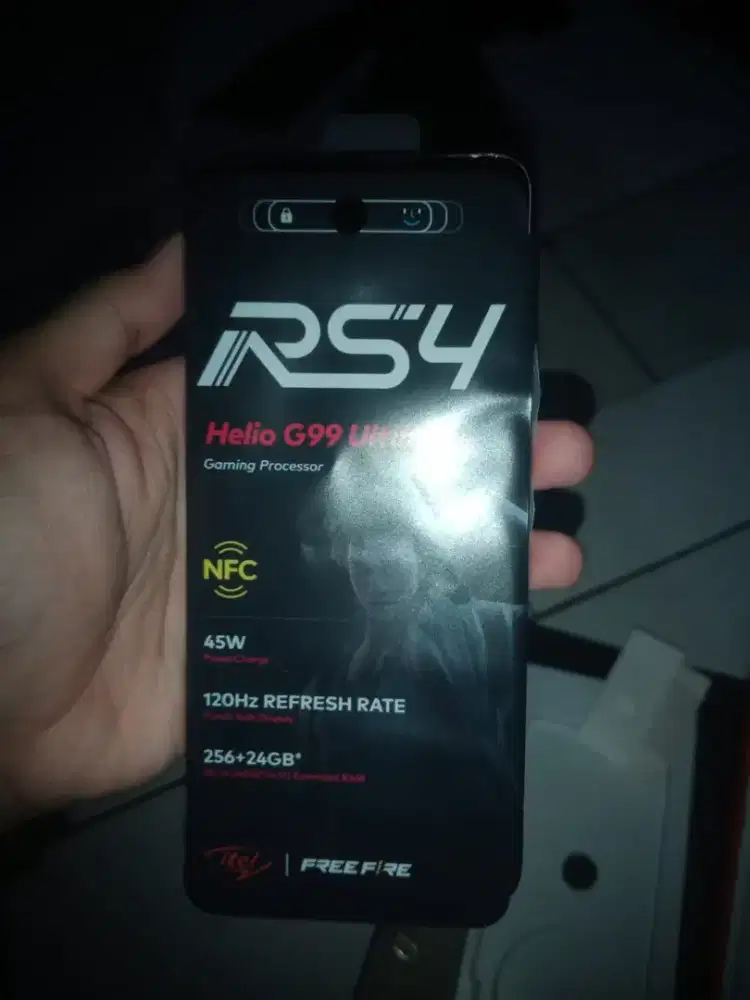 Hp Itel RS4 varian black 12/256