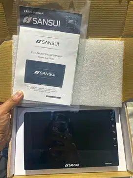 Headunit android sansui segel mulus bonus kamera