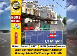 Rumah Modern 2 Lantai, Dekat UGM,Harga Terjangkau Jl Kaliurang KM 6