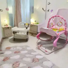 Paket : Bouncer, push Walker, Kursi Makan Bayi