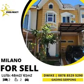 Dijual Rumah Siap Huni Cluster Milano Gading Serpong Siap AJB