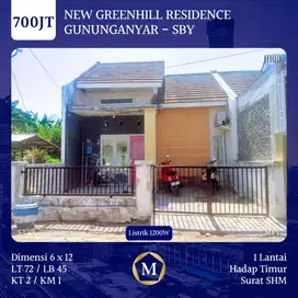 Rumah Greenhill Residence Gununganyar Surabaya Timur dkt Wiguna MERR