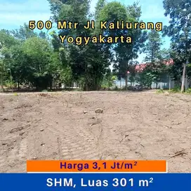 Tanah Kost Murah 500 Meter Dari Jl kaliurang Jogja SHM Pekarangan