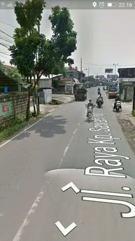 tanah kosong di jln raya jatiwarna pondok gede LT.3120m SHM