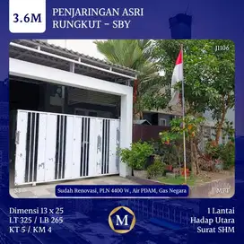 Rumah Penjaringan Asri Rungkut Surabaya Timur dkt Pandugo Bale Hinggil