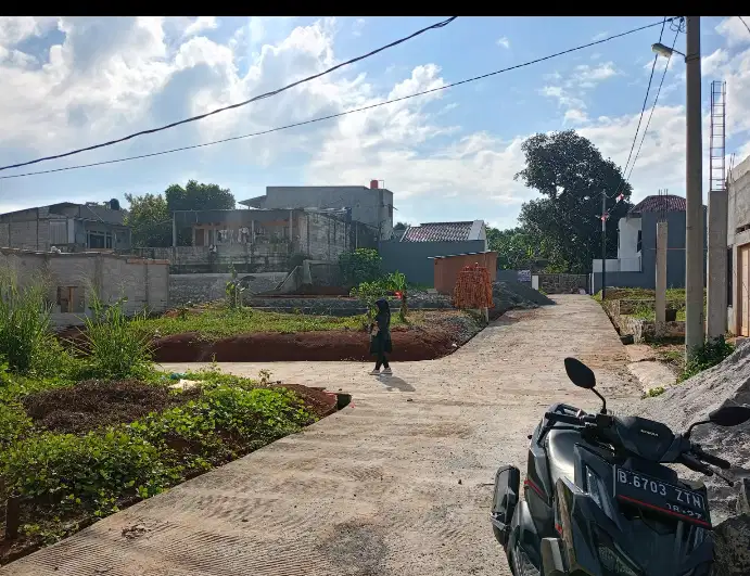 Tanah kavling murah tanpa riba SHM di sawangan depok dekat  cinangka