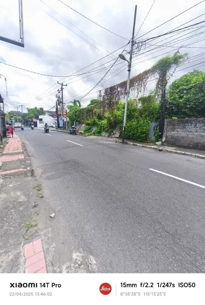 Tanah Jalan Utama Suli Denpasar Utara