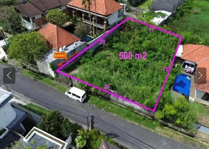 Tanah Dewi Saraswati Seminyak Kuta