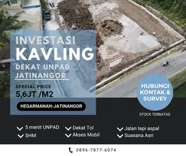 KAVLING JATINANGOR DEKAT UNPAD COCOK UNTUK KOS KOSAN