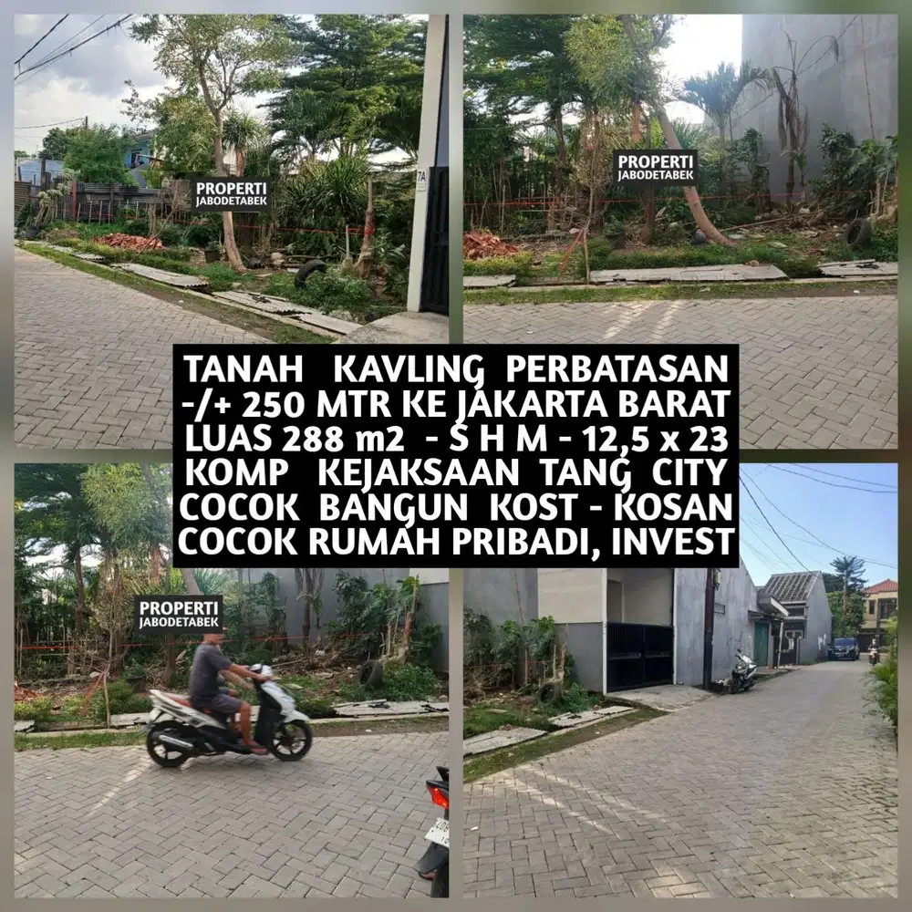 TANAH KAVLING MURAH STRATEGIS DI KOMPLEK KEJAKSAAN KOTA TANGERANG