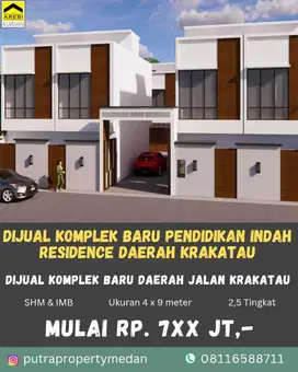 DIJUAL KOMPLEK BARUBPENDIDIKAN INDAH RESIDENCE KRAKATAU