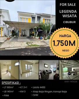 Rumah di legenda wisata siap huni TERMURAH