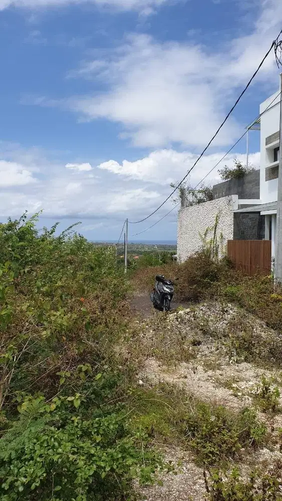 dijual tanah ocean view ungasan