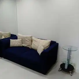 Available 1BR Middle Fl Unit Nuansa Biru di Cosmo Mansion