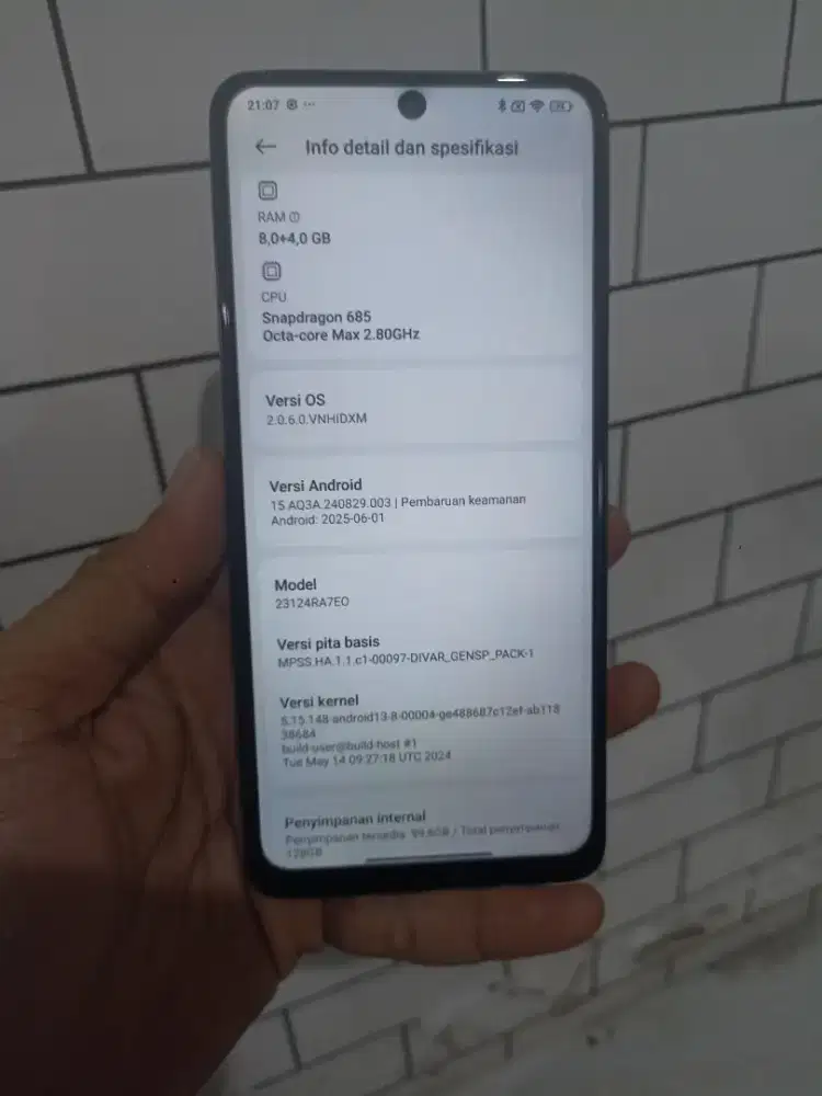 Xiaomi note 13 4G 8/128