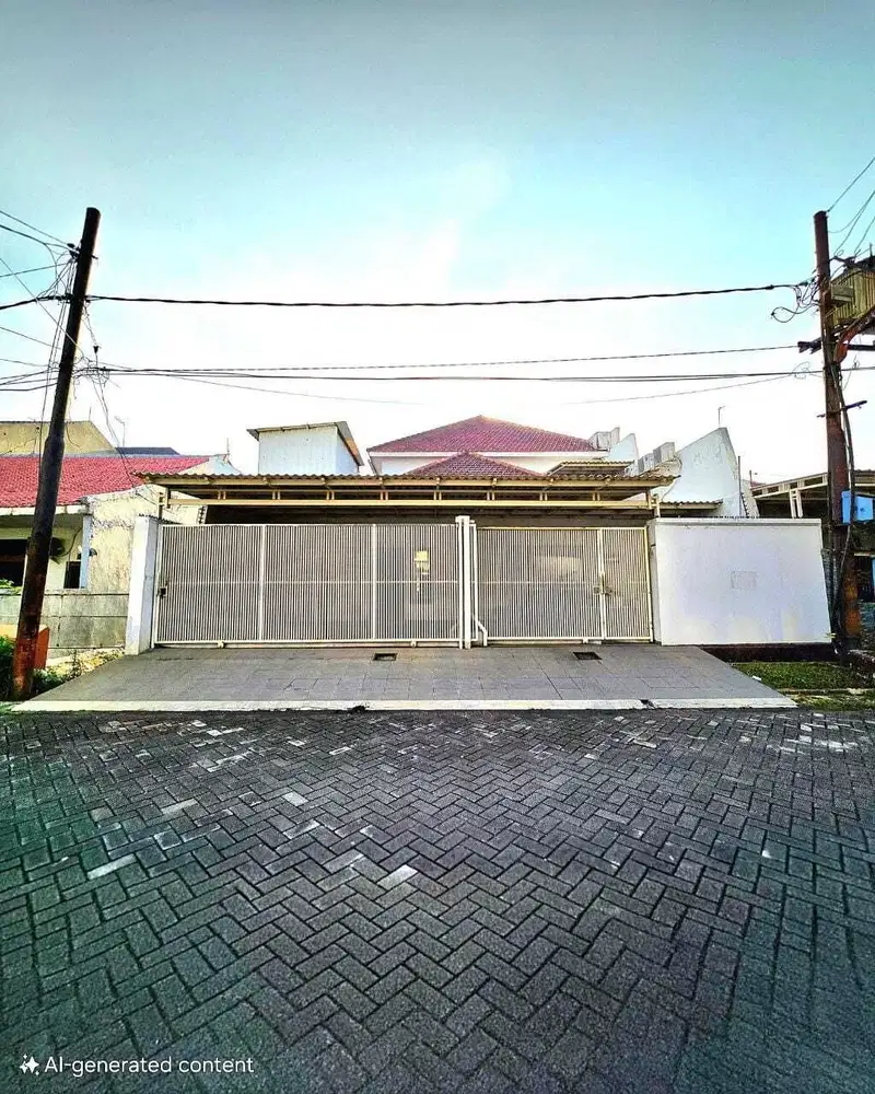 Dijual Cepat Rumah Manyar Tirtomoyo Surabaya  STRATEGIS, row 3 mobil