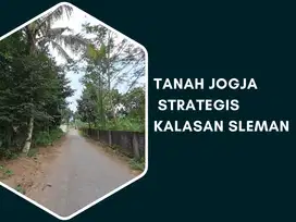 Tanah Kalasan Jogja Dijual, 350 Mtr Jl Purwomartani