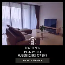 Apartment 1Park Avenue Tower Queen 2BR Unit Mulus  Siap Huni