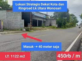 Dijual Tanah spesial strategis murah dekat kota Wonosari Gunungkidul