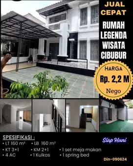 Rumah siap huni diLEGENDA wisata