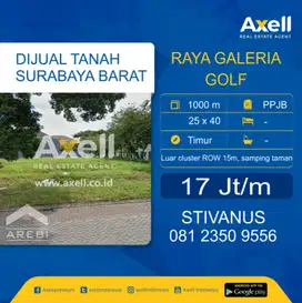Tanah Citraland Raya Galeria Dijual