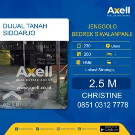 Tanah Jenggolo Bedrek Siwalanpanji Dijual