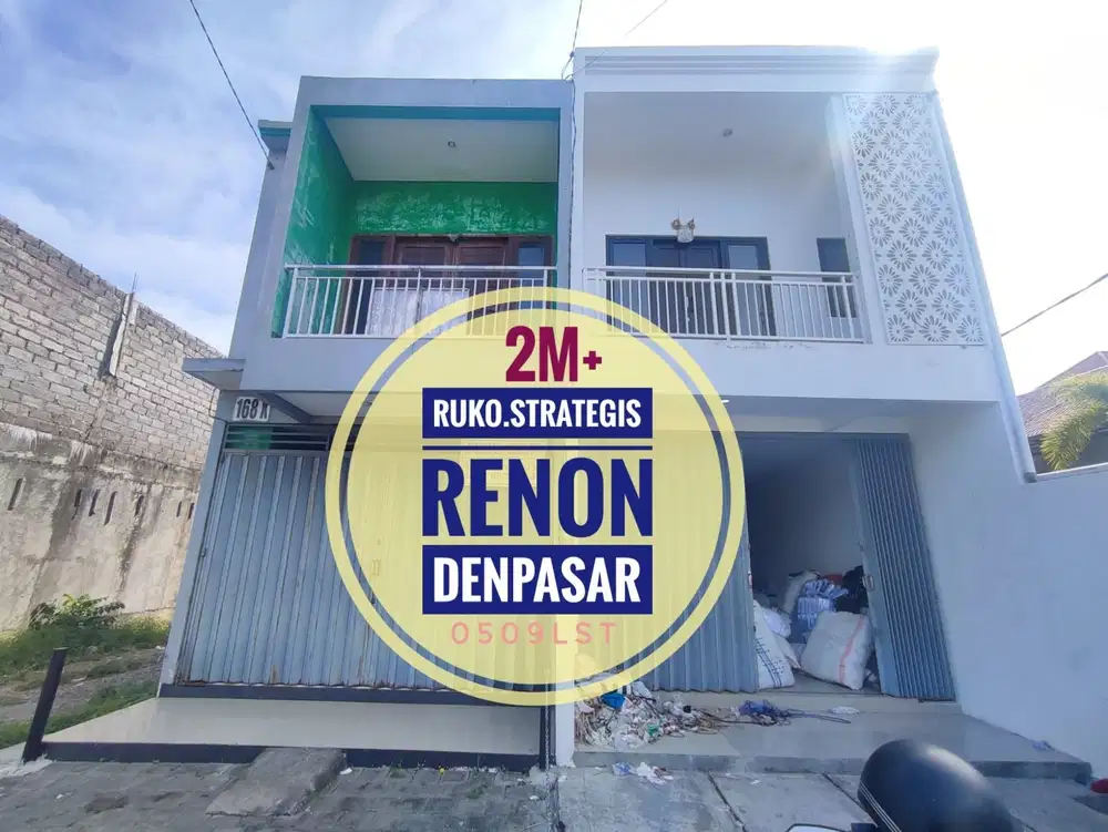 Ruko Ramai dijual Di Renon Denpasar Bali
