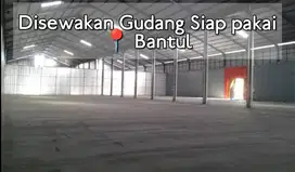 Disewakan Gudang siap pakai di Bantul