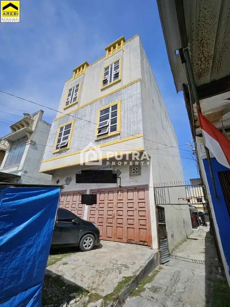 DIJUAL RUKO POSISI HOOK DI PINGGIR JALAN DAERAH JALAN RAKYAT