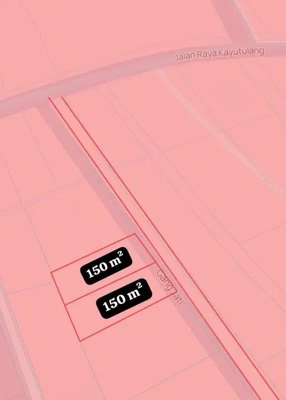 tanah kontrak di canggu kayu tulang selatan cocok untuk villa