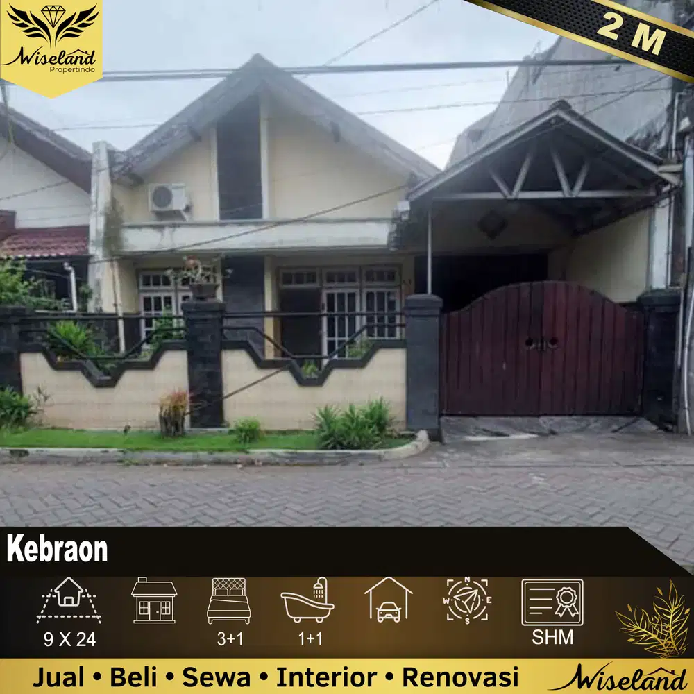 Dijual Rumah Kebraon Surabaya