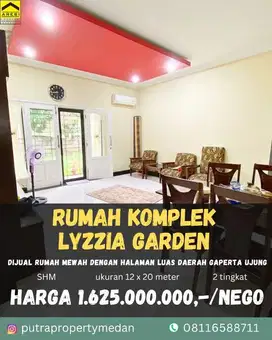 DIJUAL RUMAH KOMPLEK MEWAH DALAM KOMPLEK LYZZIA GARDEN
