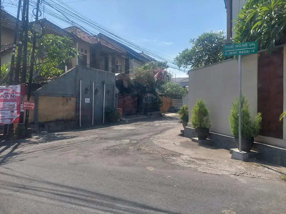 DIJUAL TANAH SIAP BANGUN LOKASI JALAN DEWI MADRI IX RENON