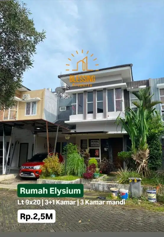 jual rumah elysium tanjung bunga