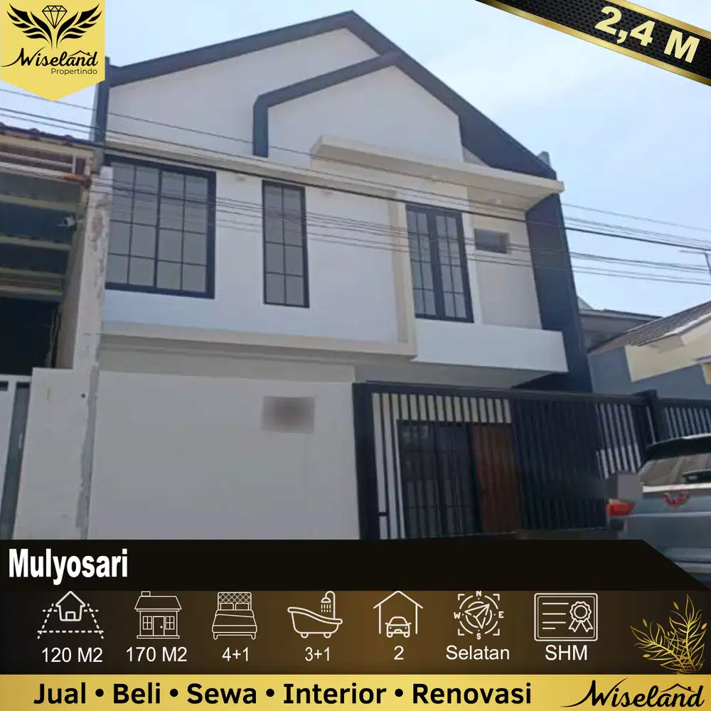 Dijual Rumah Mulyosari Surabaya