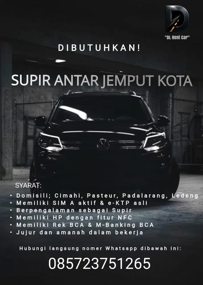 LOWONGAN DRIVER