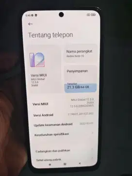 redmi note 10 , ram 4/64