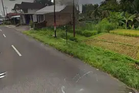 Dijual tanah strategis buka usaha ditepi jalan raya matesih