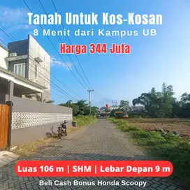 Tanah SHM Lowokwaru Kota Malang Cocok Bangun Kost