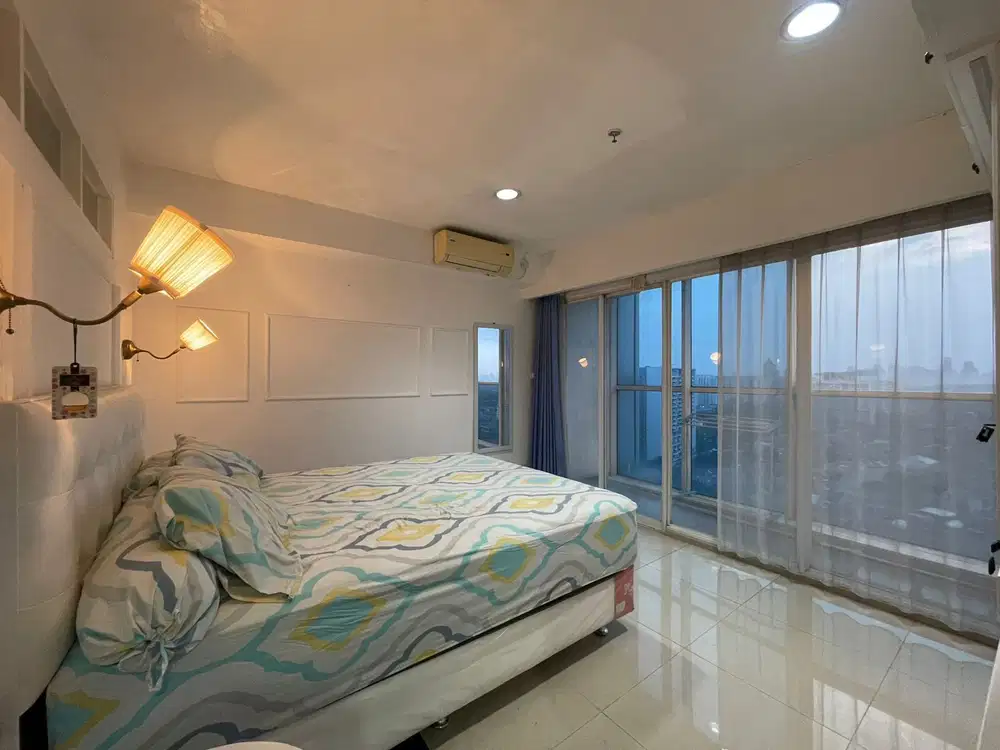 2 Bedroom Big Size Tamansari Hive Furnished - Siap Huni Minimal Sewa 6 Bulan Lokasi Strategis Di Cawang