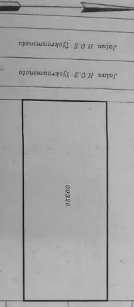 dijual rumah tua hitung tanah di jln Hos Cokroaminoto Menteng