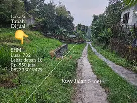 Tanah pekarangan dekat bundaran pacet