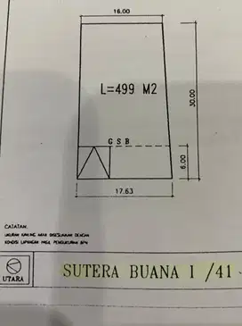 Dijual Kavling Siap Huni Berlokasi Di Dalam Cluster, Alam Sutera