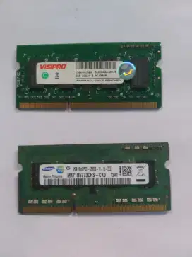 RAM Sodim DDR3 2GB PC12800 LV Low Voltage Visipro dan Samsung