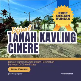 Tanah Kavlling Premium Depok Cinere Estate, Terima Lahan Siap Bangun