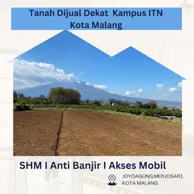 Tanah 3 Kavling Berjajar Dijual View Gunung Kota Malang