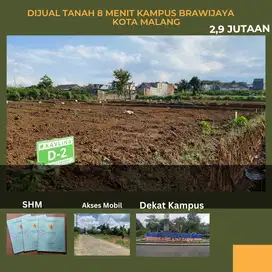 Dijual Tanah Joyoagung kota Malang Dekat Pasar Modern  8 menit Kampus