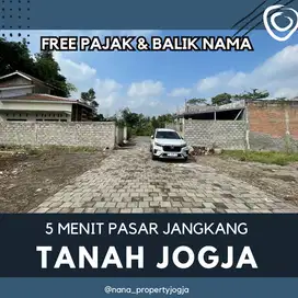 Tanah Jogja Sleman Free Pajak & Balik Nama 8Menit UII Pusat