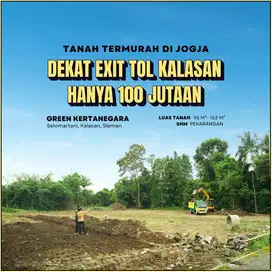 100Jtan Tanah Jogja Murah 8 Menit Jl. Raya Tajem Sleman