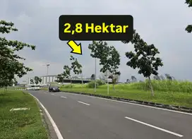 Di jual lahan kavling industri 2,8 ha kawasan Jababeka park cikarang